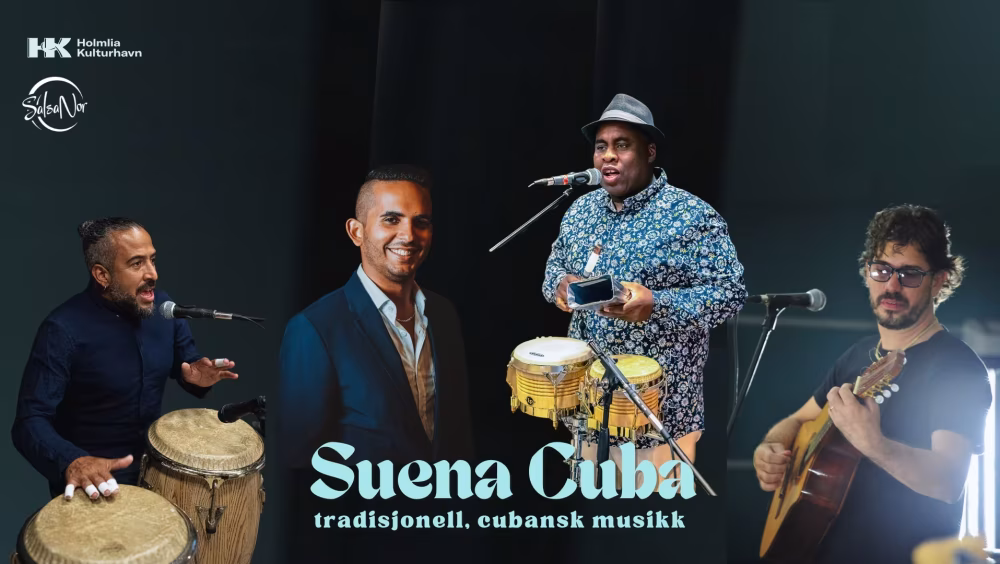 Suena Cuba spiller cubansk son og salsa live på Holmlia Kulturhavn i Oslo